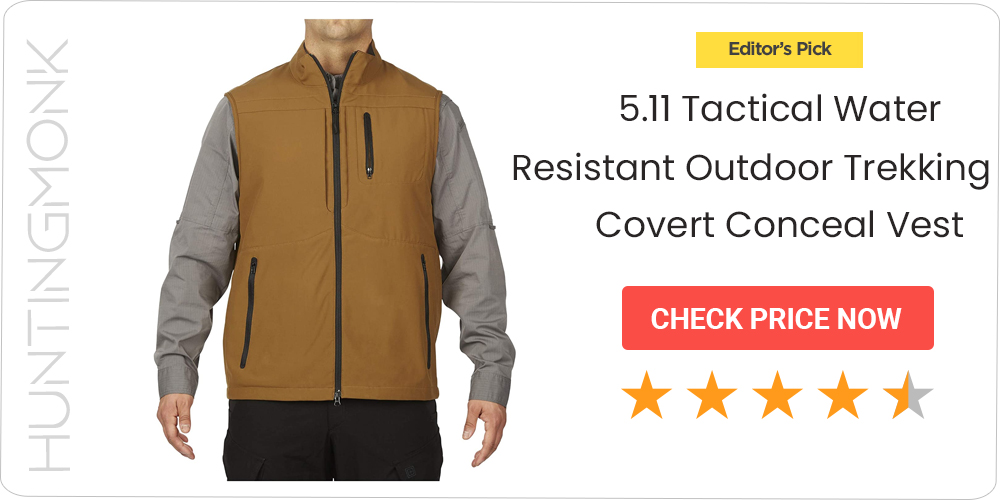 5.11 Tactical Water-Resistant Trekking Outdoor Covert Conceal Vest