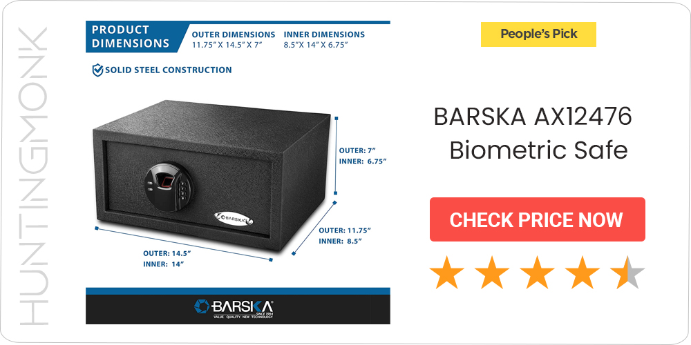 BARSKA AX12476 biometric safe