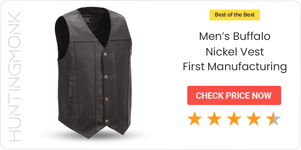 Men’s Buffalo Nickel Vest from First Manufacturing